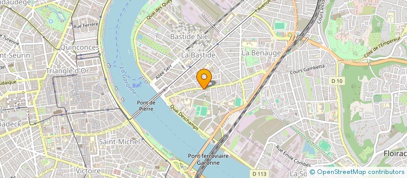 localisation de l'entreprise ASS POUR LA FORMATION PROFESSIONNELLE à BORDEAUX