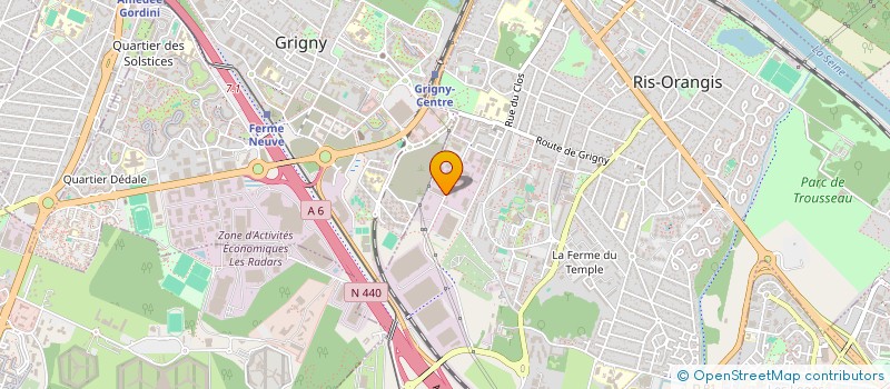 localisation de l'entreprise ASS POUR LA GESTION DE LA FORMATION à RIS-ORANGIS