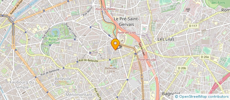 localisation de l'entreprise ASS POUR LA GESTION DU CENTRE DE FORMATION ST HONORE  PARIS