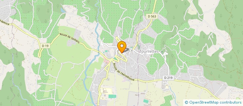 localisation de l'entreprise ASS POUR LA GESTION DU SKI-CLUB à MONTAUROUX
