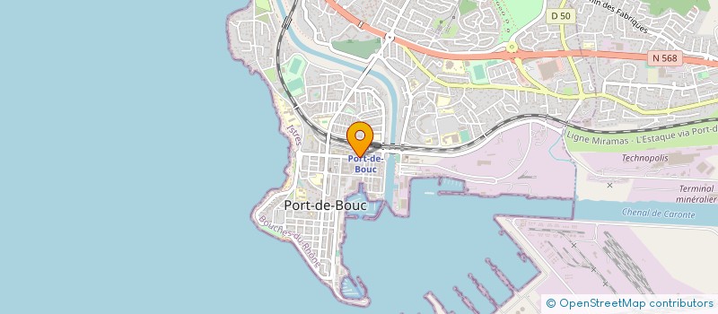 localisation de l'entreprise ASS POUR LA JEUNESSE L EDUCAT ET SPORT à PORT-DE-BOUC