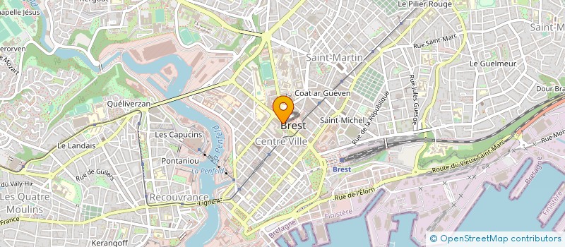 localisation de l'entreprise ASS POUR LA MAISON DE LA CULTURE à BREST