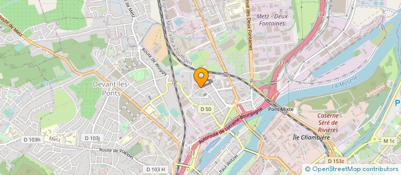 localisation de l'entreprise ASS POUR LA MAISON OU'VERTE DE METZ à METZ