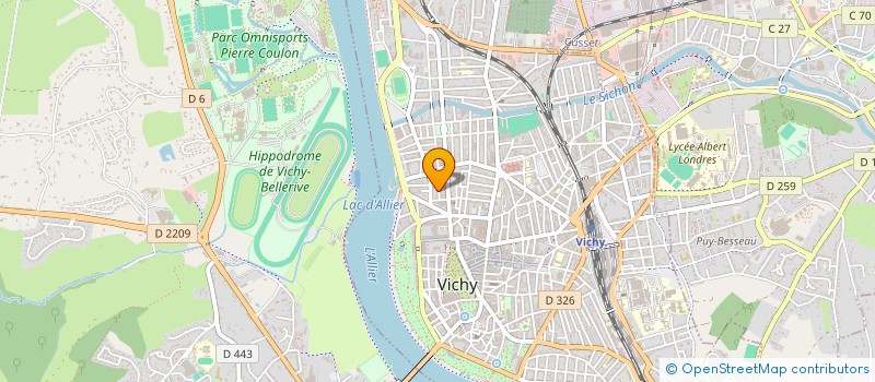 localisation de l'entreprise ASS POUR LA MUSIQUE D ORGUE à VICHY