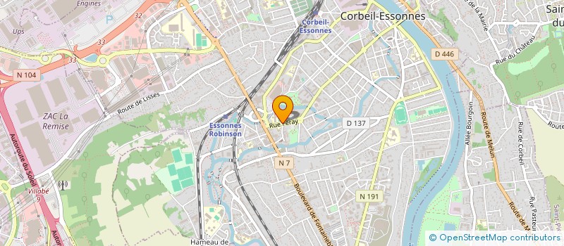 localisation de l'entreprise ASS POUR LA PRATIQUE DU STRECHING POSTUR à CORBEIL-ESSONNES
