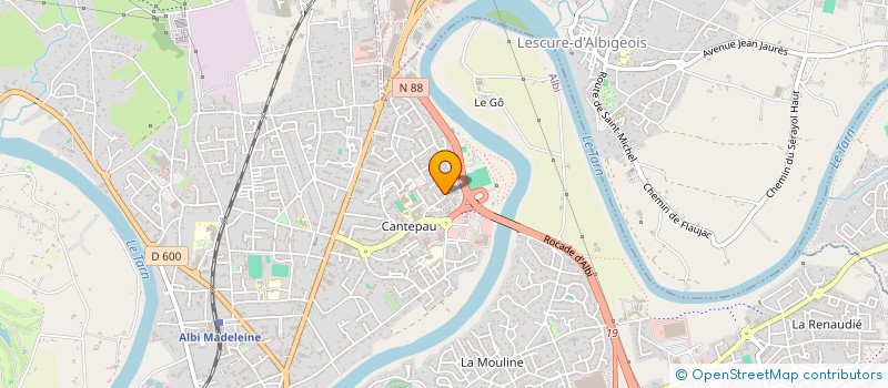 localisation de l'entreprise ASS POUR LA PREVENTION DES ACCIDENTS DU TRAVAIL à ALBI