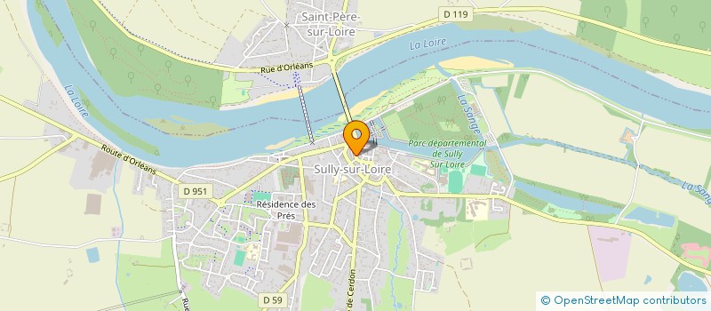 localisation de l'entreprise ASS POUR LA PROMOTION AGRICOLE ORLEANAIS à SULLY-SUR-LOIRE