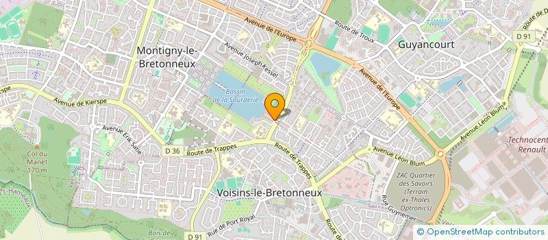 localisation de l'entreprise ASS POUR LA PROMOTION CINEMA ET VIDEO à VOISINS-LE-BRETONNEUX