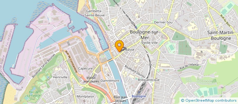 localisation de l'entreprise ASS POUR LA PROMOTION DE LA MONNAIE CITOYENNE DU BOULONNAIS à BOULOGNE-SUR-MER