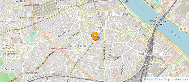 localisation de l'entreprise ASS POUR LA PROMOTION DES ARTS NOUVEAUX à BORDEAUX