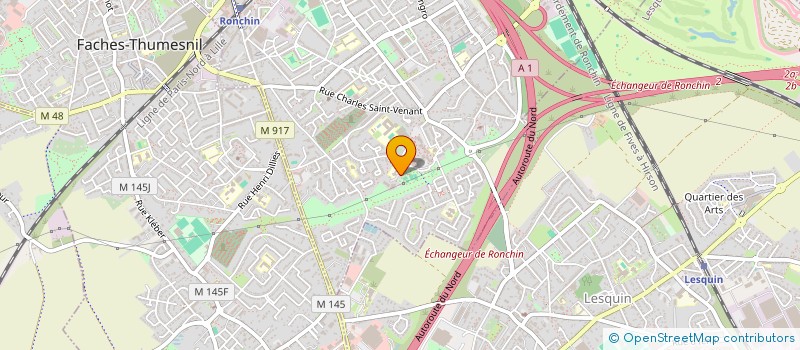 localisation de l'entreprise ASS POUR LA PROMOTION DES MARIONNETTES  RONCHIN