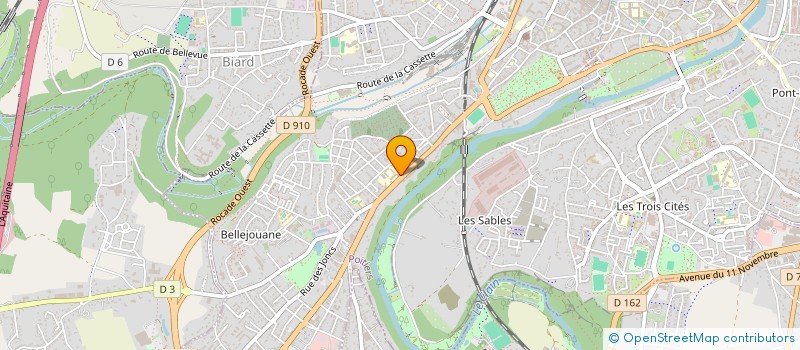 localisation de l'entreprise ASS POUR LA PROMOTION DES PERSONNES SOURDES AVEUGLES ET SOURDES AVEUGLES à POITIERS