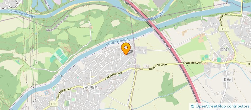 localisation de l'entreprise ASS POUR LA PROMOTION DU SPORT  MEYZIEU