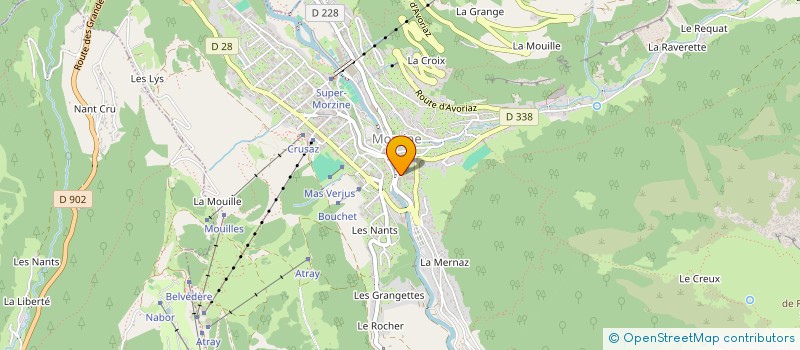 localisation de l'entreprise ASS POUR LA PROMOTION DU SPORT ET DES METIERS DE LA MONTAGNE à MORZINE