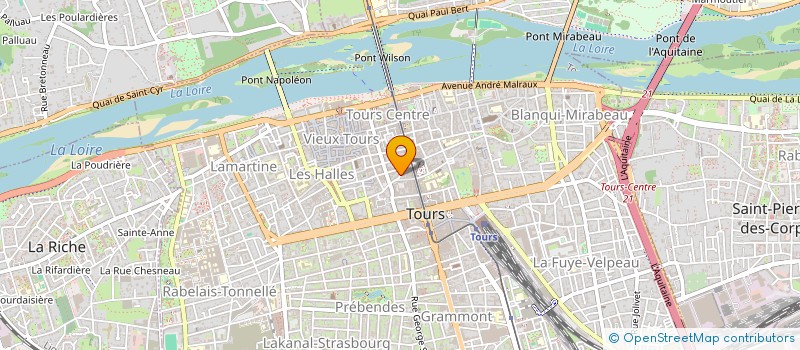 localisation de l'entreprise ASS POUR LA PROTECTION DE LA SANTE à TOURS