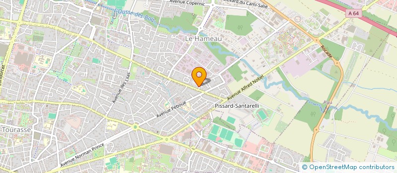 localisation de l'entreprise ASS POUR LA READAPTATION DES TOXICOMANES à PAU