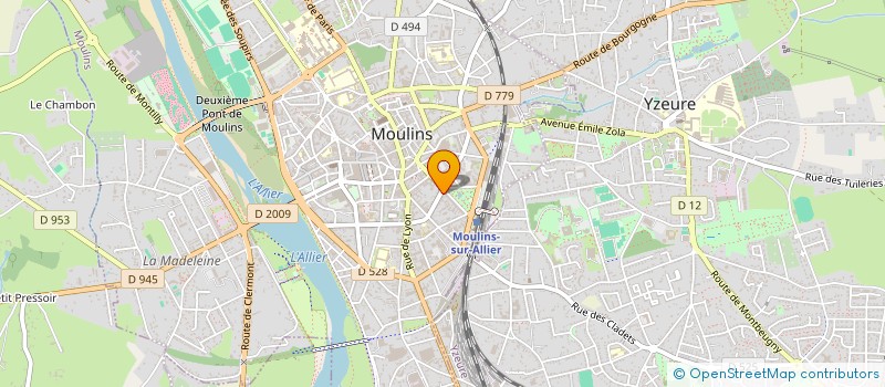 localisation de l'entreprise ASS POUR LA RECHERCHE MEDICALE APPLIQUEE à MOULINS