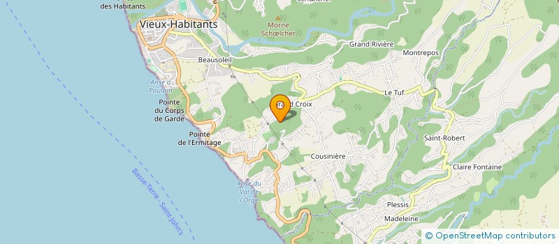 localisation de l'entreprise ASS POUR LA REDYNAMISATION LE DEVELOPPEMENT ET L EMBELLISSEMENT DES SECTIONS PAR L INSERTION à VIEUX-HABITANTS