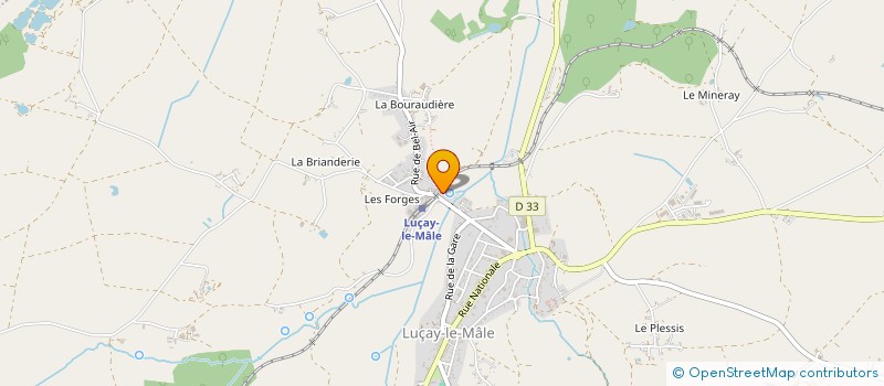 localisation de l'entreprise ASS POUR LA REHABILITATION DU THEATRE D'OUBLAISSE à LUCAY-LE-MALE