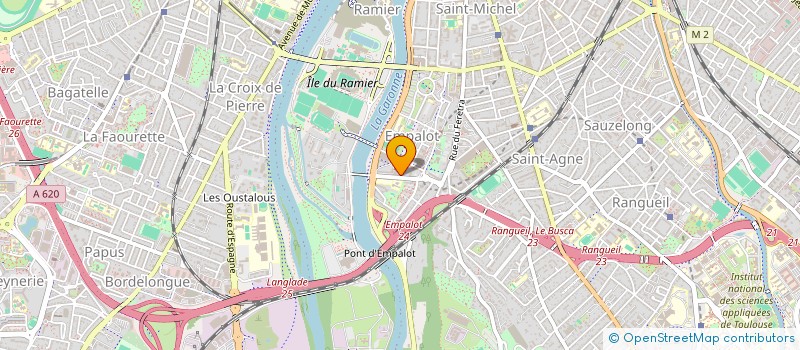 localisation de l'entreprise ASS POUR LA RENCONTRE DES CULTURES  TOULOUSE