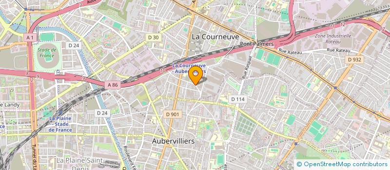 localisation de l'entreprise ASS POUR LA SOLIDARITE FRANCO-MALIENNE à LA COURNEUVE