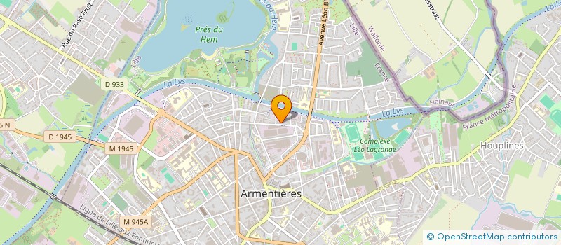 localisation de l'entreprise ASS POUR LA TELE ALARME DU DPT NORD à ARMENTIERES