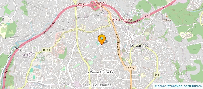localisation de l'entreprise ASS POUR LE CONSEIL ET DEVEL DE L EMPLOI à LE CANNET