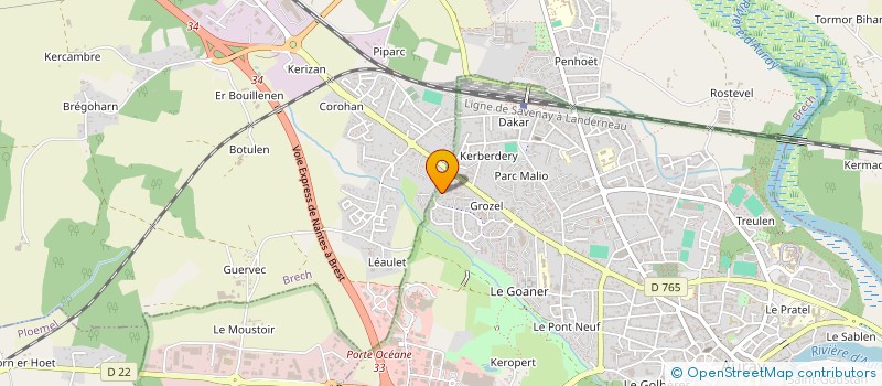localisation de l'entreprise ASS POUR LE CULTE DES TEMPOINS DE JEHOVA à AURAY
