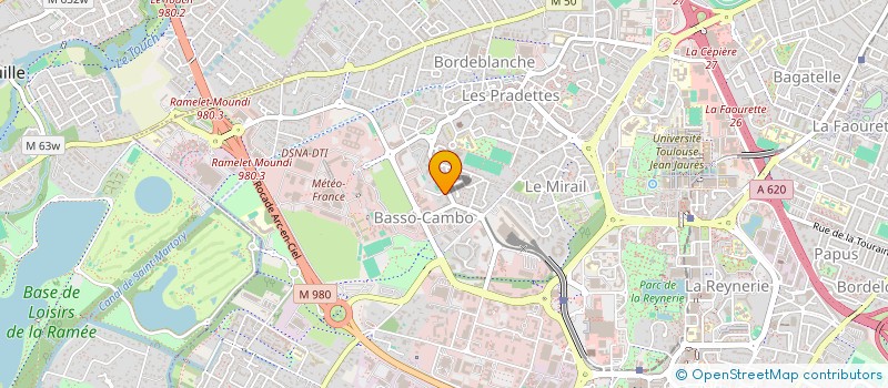 localisation de l'entreprise ASS POUR LE DEV DE L ARBITRAGE AU MIRAIL à TOULOUSE