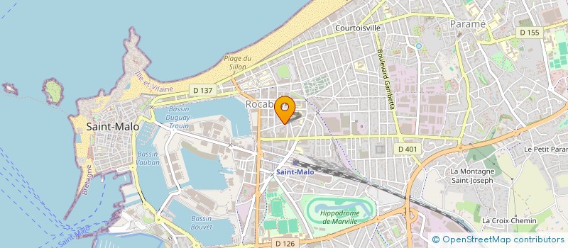 localisation de l'entreprise ASS POUR LE DEVELOP ACTIV MUSICALES  SAINT-MALO