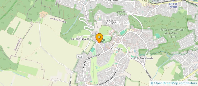 localisation de l'entreprise ASS POUR LE DEVELOP METIER INFORMATIQ  GIF-SUR-YVETTE