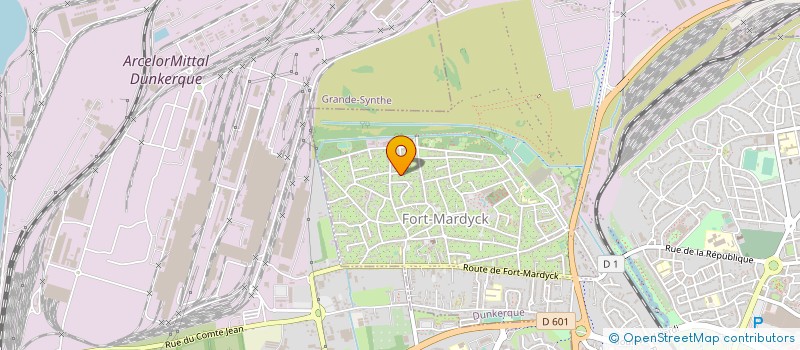 localisation de l'entreprise ASS POUR LE DEVELOP RELATION ECOLE ENTRE à DUNKERQUE