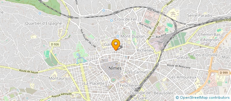 localisation de l'entreprise ASS POUR LE DEVELOPPEMENT D INNOVATION ET D ENTRAIDE SOLIDAIRE  NIMES