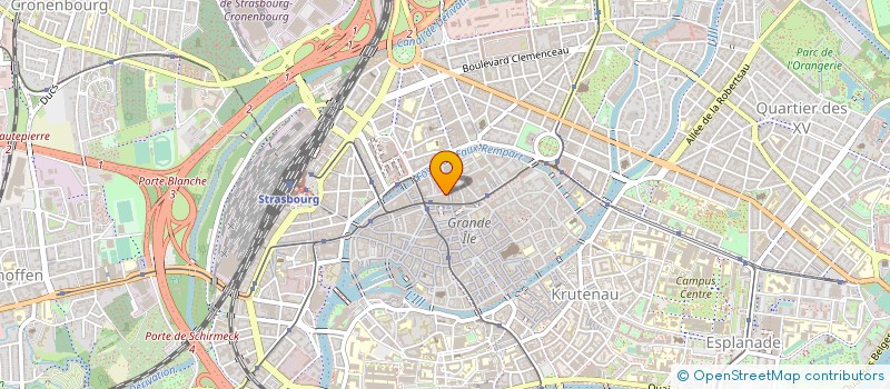 localisation de l'entreprise ASS. POUR LE DEVELOPPEMENT DE L'ECOLE DE MUSIQUE DE STRASBOURG CENTRE à STRASBOURG