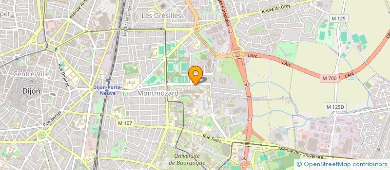 localisation de l'entreprise ASS POUR LE DEVELOPPEMENT DE LA RECHERCHE DE L'ENSEIGNEMENT ET DES SOINS EN PERINATALITE à DIJON