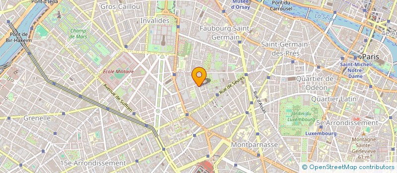 localisation de l'entreprise ASS POUR LE DEVELOPPEMENT DE LA RECHERCHE EN MEDECINE NUCLEAIRE  PARIS