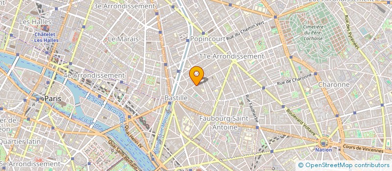 localisation de l'entreprise ASS  POUR LE DEVELOPPEMENT DE PACIFIC FM  PARIS