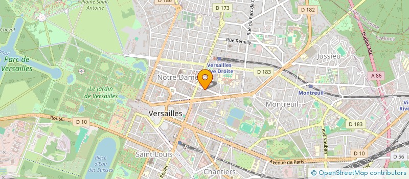 localisation de l'entreprise ASS.POUR LE DEVELOPPEMENT DIALOG.SOCIAL à VERSAILLES