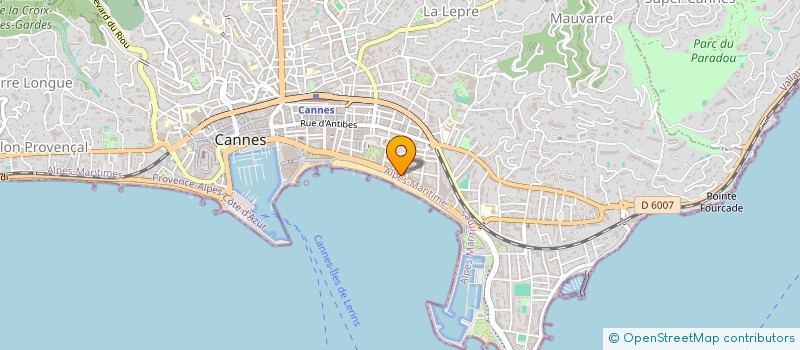 localisation de l'entreprise ASS POUR LE DEVELOPPEMENT ECO DE CANNES à CANNES
