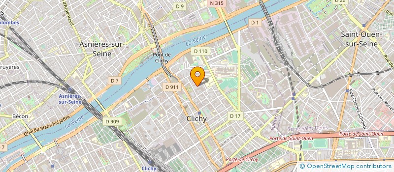 localisation de l'entreprise ASS POUR LE DEVELOPPEMENT EDUCATION POPU à CLICHY