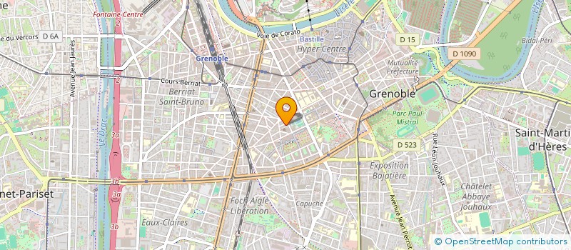 localisation de l'entreprise ASS POUR LE DEVELOPPEMENT ET LA PROMOTION DES MARCHES DE L'ISERE à GRENOBLE