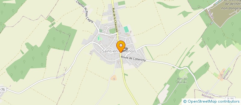 localisation de l'entreprise ASS POUR LE DVPT DE LA RECH EPIDE EN SANTE DES POP  SAINS-EN-AMIENOIS