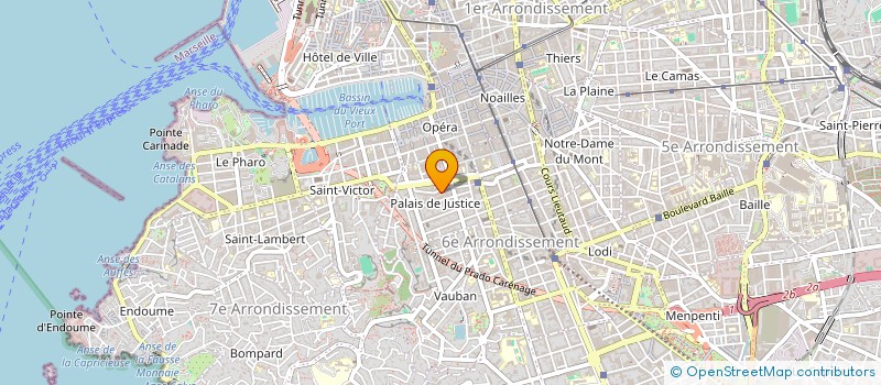 localisation de l'entreprise ASS POUR LE DVPT ECO ET SOCIAL HUVEAUNE à MARSEILLE