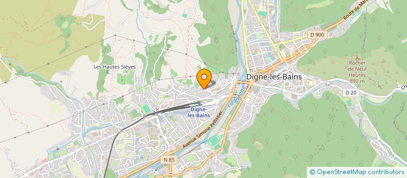 localisation de l'entreprise ASS POUR LE FINANCEMENT DE LA CAMPAGNE ELECTORALE DE LA LISTE DIGNE LES BAINS NOTRE VILLE EN 3 D à DIGNE-LES-BAINS