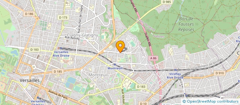localisation de l'entreprise ASS POUR LE FINANCEMENT DU RASSEMBLEMENT à VERSAILLES