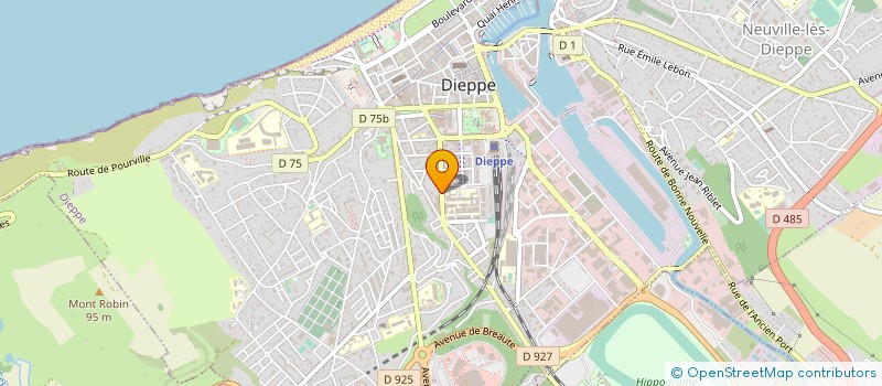 localisation de l'entreprise ASS POUR LE PROGRES DE L'ANGEIOLOGIE à DIEPPE