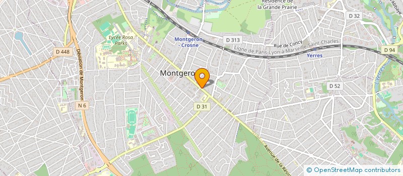 localisation de l'entreprise ASS POUR LE RAYON COMEDIE PLUS HAUT ENSE à MONTGERON