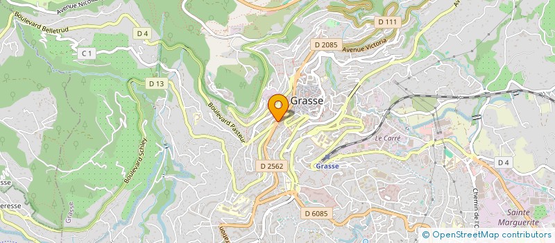 localisation de l'entreprise ASS POUR LE RAYONNEMENT DU MUSEE INTERNATIONAL DE LA PARFUMERIE à GRASSE