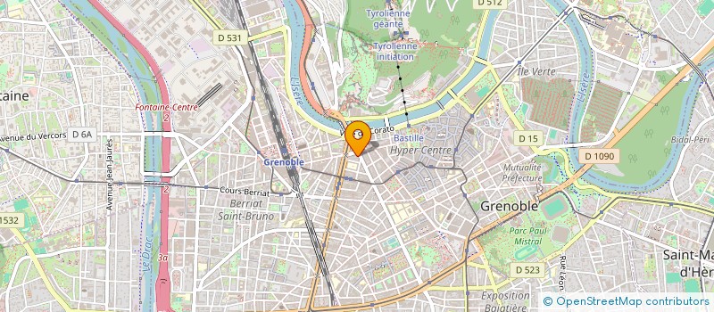 localisation de l'entreprise ASS POUR LE TIERS PAYANT DES OPTICIENS à GRENOBLE