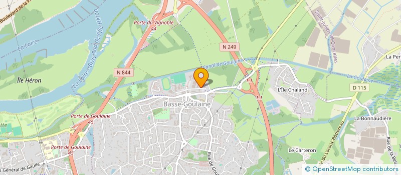localisation de l'entreprise ASS POUR LES JEUNES DE HAUTE GOULAINE à HAUTE-GOULAINE